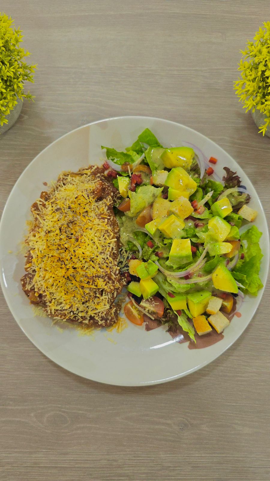 BISTEC A LA PARMIGIANA
